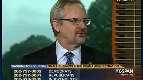 50 C Span Small Business and the Obama Administration with Lloyd Chapman