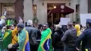 BrazilWasStolen 🩸🇧🇷 | URGENT 🚨 | NEW PROTEST AGAINST STF MINISTERS IN NEW YORK 11/14/2022