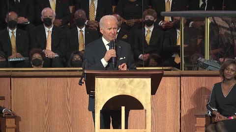 Biden speaks on democracy and voting rights at Rev. Martin Luther King Jr.'s church