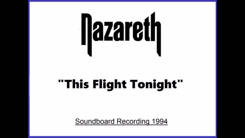 Nazareth - This Flight Tonight (Live in Cumbernauld, Scotland 1994) Unplugged