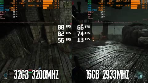 16GB vs 32GB 4 Jogos - RTX 3070 Ryzen 5 5600 - Resident Evil 4 Remake Hogwarts Legacy Steelrising