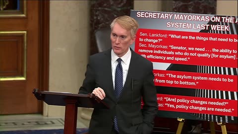 Lankford warns of the dangers if there is no policy change on asylum