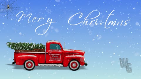 Vintage Christmas Truck Away in a Manger Cover