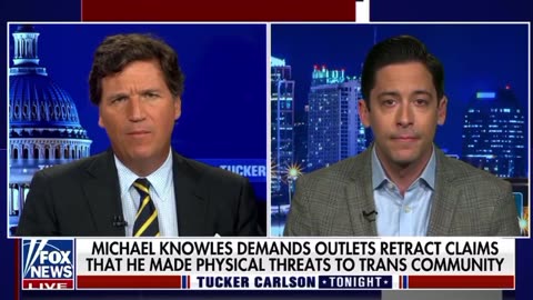 Michael Knowles Talks To Tucker About Media Outlet False Claims About Him