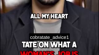 ANDREW TATE on WOMANs JOB