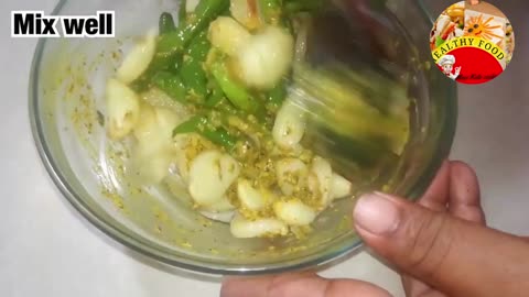 Garlic pickles that destroy body fat Instant Garlic Pickle recipe by villager's foods