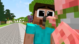 Monster School Police Baby Zombie - Funny Story - Minecraft Animation