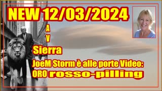 NEW 11/03/2024 Sierra JoeM Storm è alle porte Video: ORO rosso-pilling