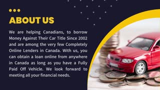 Get Emergency Cash Loans With Car Title Loans Charlottetown