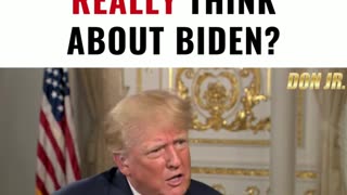 What Does Trump REALLY Think About Biden... The Answer May Surprise .