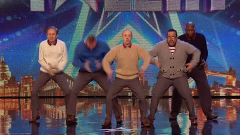 Old Men Grooving bust a move, and maybe their backs! Britain's Got Talent 2015