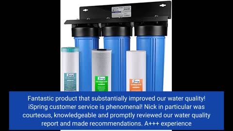 iSpring WGB32BM 3-Stage Whole House Water Filtration System-Overview