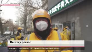 China's 'Zero-COVID' Exit Criticized as Cases SurgeーNHK WORLD-JAPAN NEWS