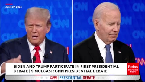 'Everything He Does Is A Lie!' Trump Explodes On Biden During First Presidential Debate.