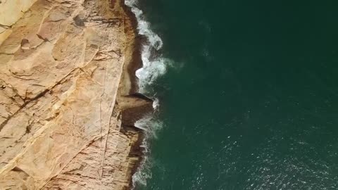 Sea waves beach 😍 drone video