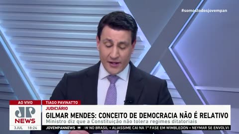 Gilmar Mendes: conceito de democracia não é relativo