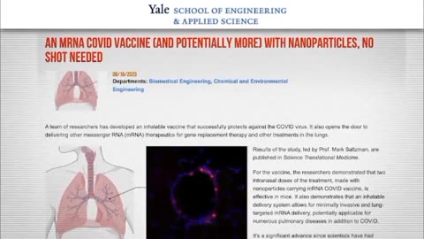 Researchers at Yale University have created a new airborne method of delivery for mRNA vaccines