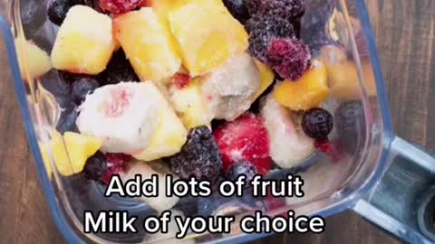 How To Make Thick Smoothie Bowls - Healthy Food Option