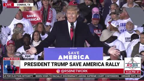 "LOCK HER UP" chants break out at Trump rally TEXAS