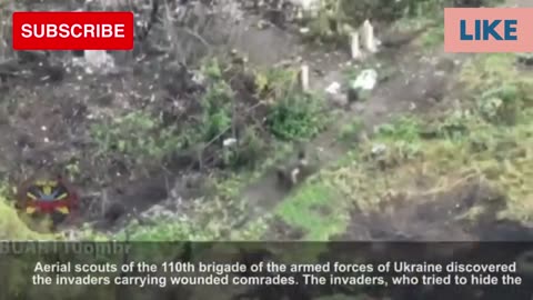 Shocking video from Ukraine:Ukrainian Drone Strikes: Panic Among Russian Troops