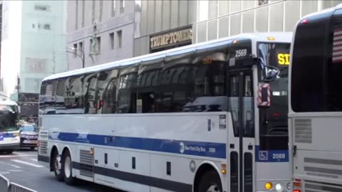 LIVE LOOK: Trump Tower in NYC as former President arrives.