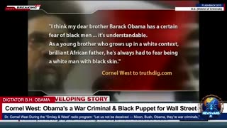 Dr. Cornel West: Obama's a War Criminal & Black Puppet for Wall St. Oligarchs (But Trump is Hitler!)