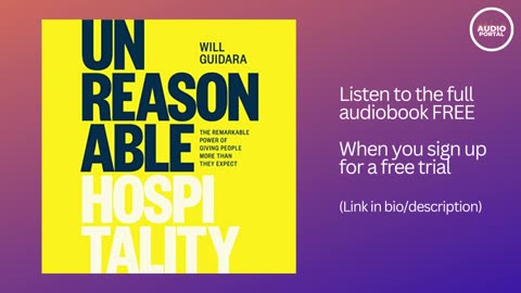 Unreasonable Hospitality Audiobook Summary Will Guidara