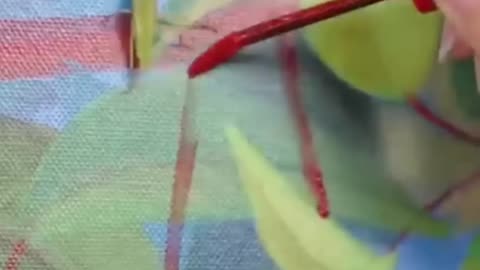 Made this beautiful painting by wasting color😱#shorts #viral #painting