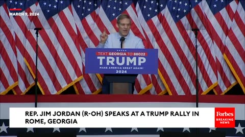 'We Need Trump'- Jim Jordan Joins Ex-President To Campaign In Georgia