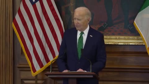 Biden Forgets What He Was Going to Say at St. Patrick's Day Event