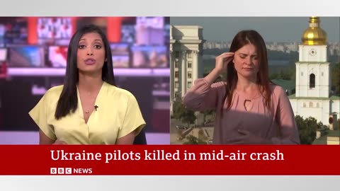 Ukraine war: Fighter ace and two other pilots killed in mid-air crash - BBC News