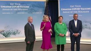 Jill Biden: "The most important thing you can do to prepare for your holidays is to get your updated COVID vaccine."