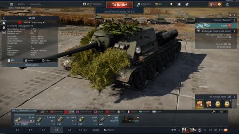 MORE RUSSIAN WAR THUNDER WE TAKE OUT JUST THE SU-85 SELF PROPELLED GUN