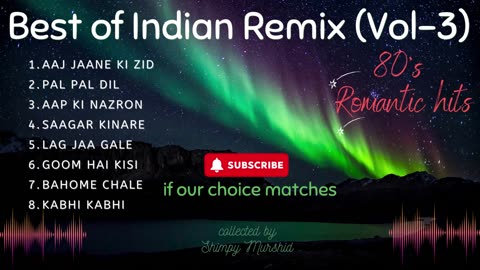 Best of Indian Remix ❤️| Vol- 3 | 80's Romantic songs ❤️