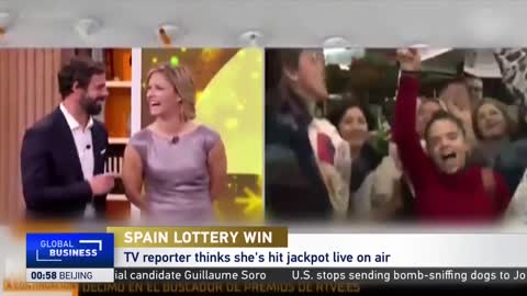 Spanish News Rerporter Quits after lottery win