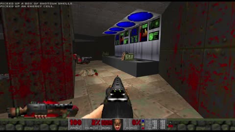 Brutal Final Doom - TNT: Evilution - Ultra Violence - Processing Area (Level 17) - 100% Completion
