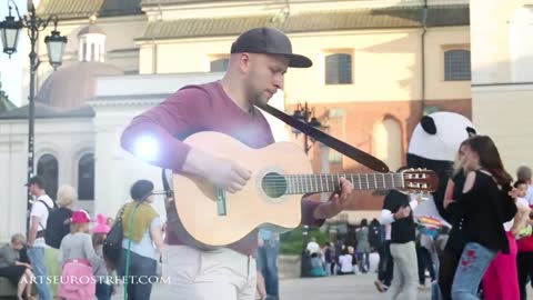 Amazing street guitar performance by Yevgen Tymchenko