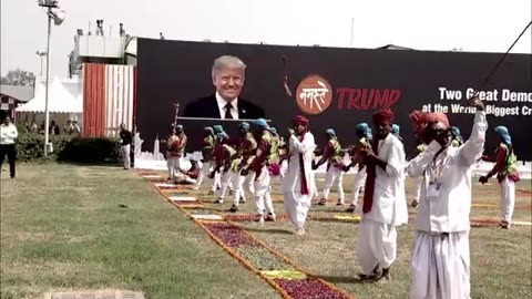 PM Modi welcomes US President Trump in Ahmedabad,