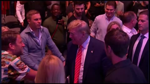 The Love for President Trump at UFC 299