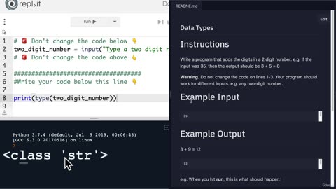 Day-2 Part-20 -Beginner- [Interactive Coding Exercise] Data Types - Learn Python