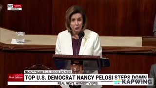 Nancy Pelosi steps down as US House Speaker