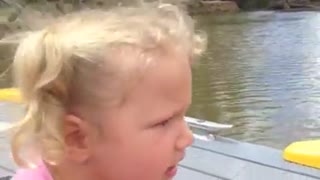 Cute Little Girl Spots A F@#king Fish