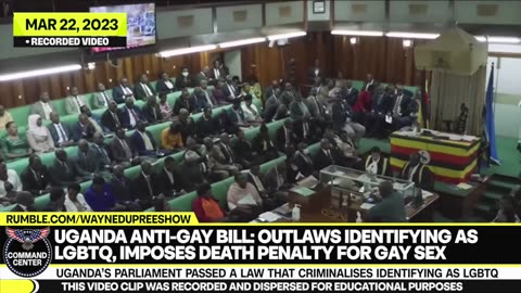 Uganda Anti-Gay Bill: Outlaws identifying as LGBTQ; WH Not Happy