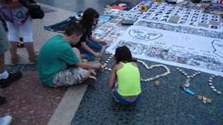 Michael Jackson Remembered in Barcelon Spain Vigil 2014