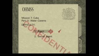 GoldenEye 007 - Mission 7: Cuba Part 3:Water Caverns (Agent)