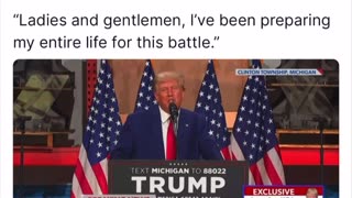 "I've been preparing my entire for this battle." #MAGA