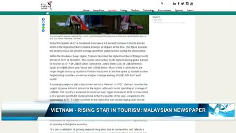 Vietnam – rising star in tourism sector: Malaysian newspaper