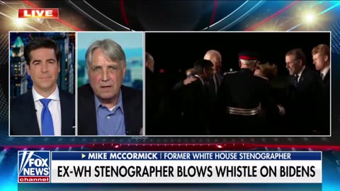 Former White House Stenographer blows the Whistle Joe Biden