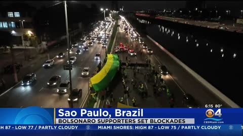 Bolsonaro Supporters Block Roads In Protest Of Brazil Presidential Election Results