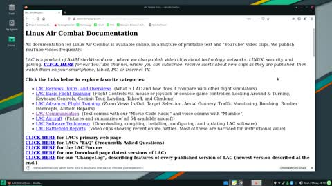 Installing Linux Air Combat from Arch User Repository Part 7 of 7